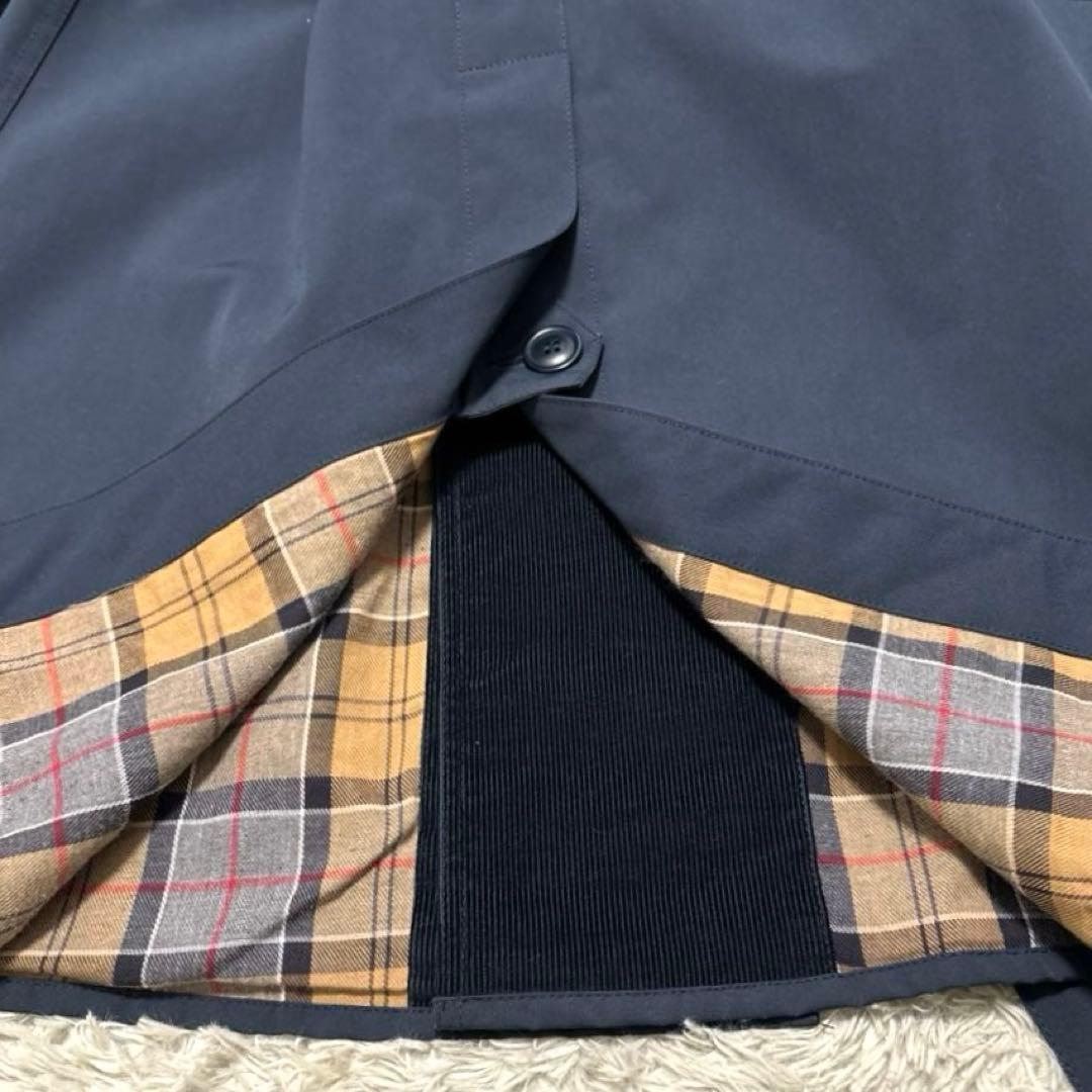 美品✨ブルガリア製✨バブアー トレンチコート 総柄 コーデュロイ ノンオイル