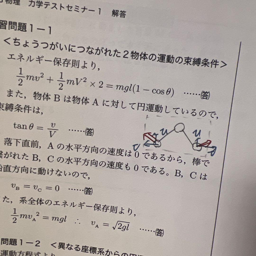 鉄緑会 高３物理 テキスト 問題集 授業資料
