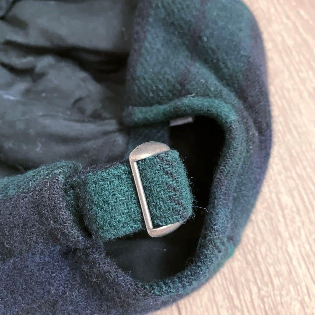 Polo Ralph Lauren ブラックウォッチ ウールキャップ チェック柄