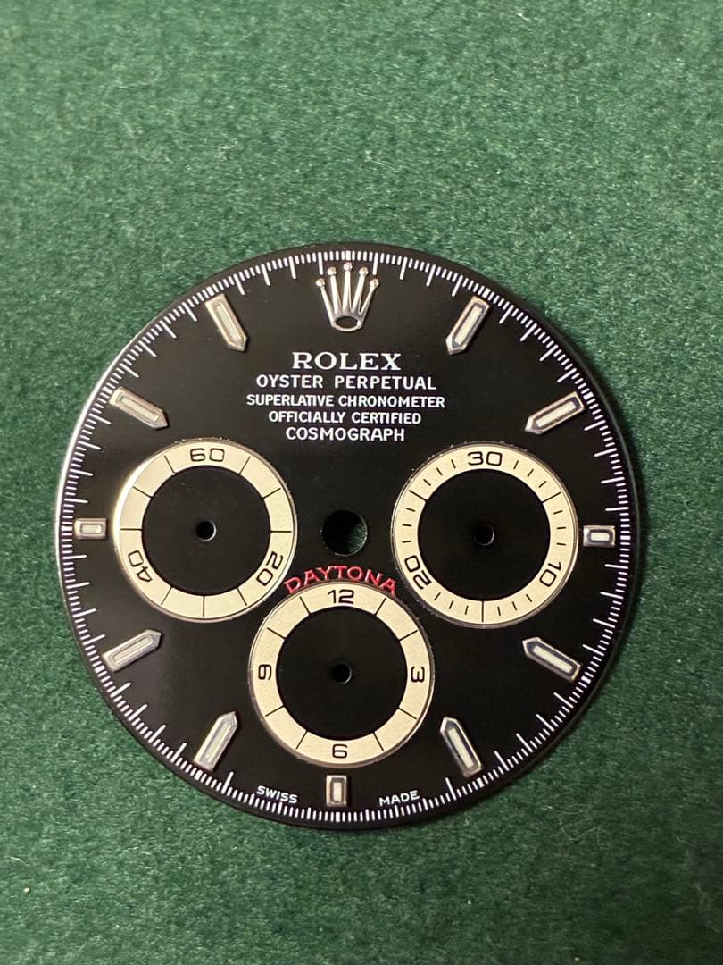 M*c様 ROLEX デイトナ16520 A品番用ブラックダイヤル