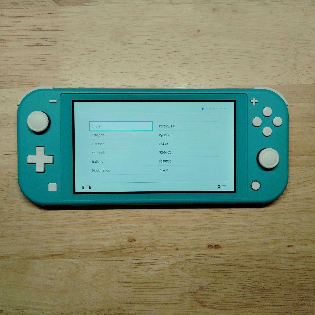 Nintendo Switch Lite ターコイズ 充電器付き 動作品