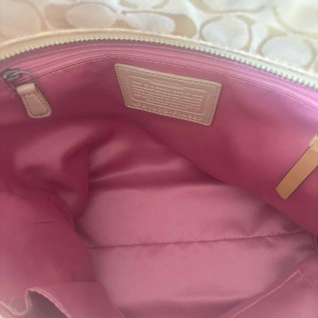 COACH コーチ　シグネチャー　トートバッグ　パッチワーク風　肩掛け