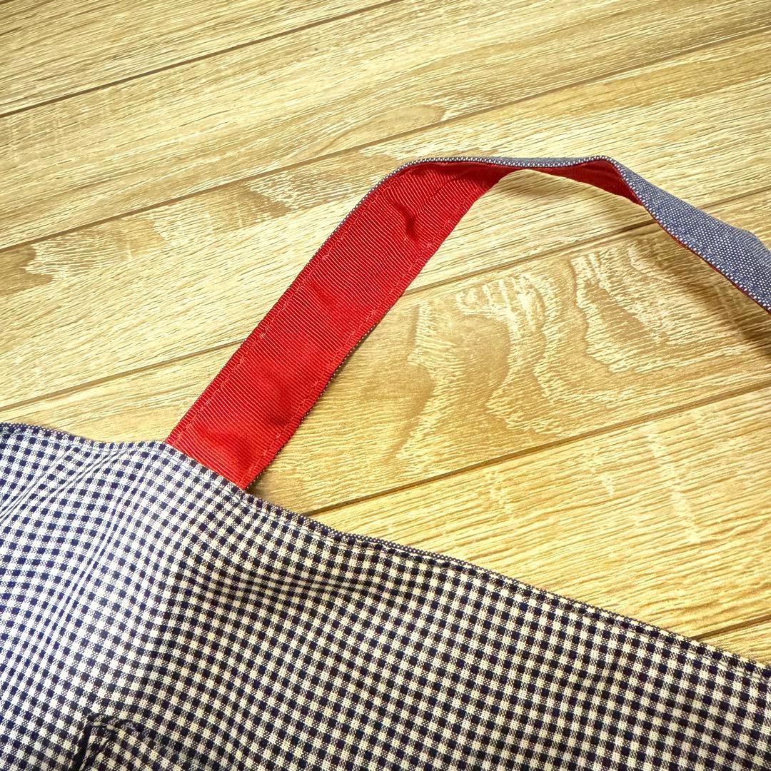 【新品未使用】 限定ファミリア×JALコラボ デニムトートバッグ レッスンバッグ