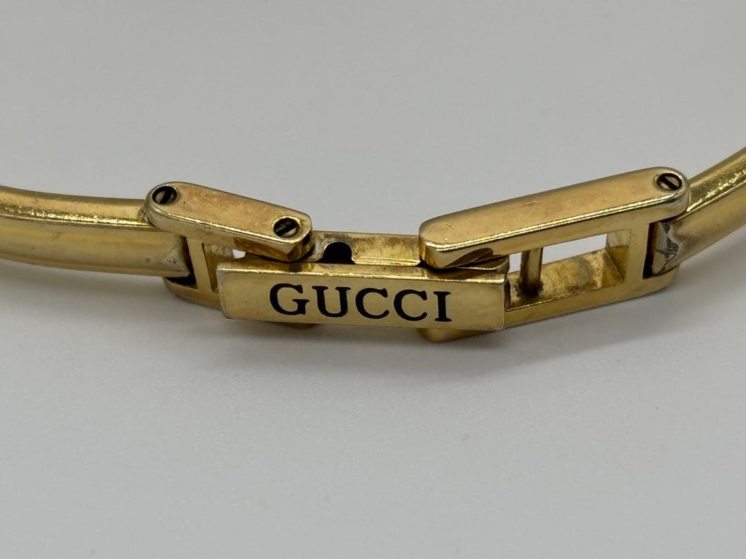 【美品】グッチ チェンジベゼル 12色 クォーツ【11/12】純正ベルト 稼働品