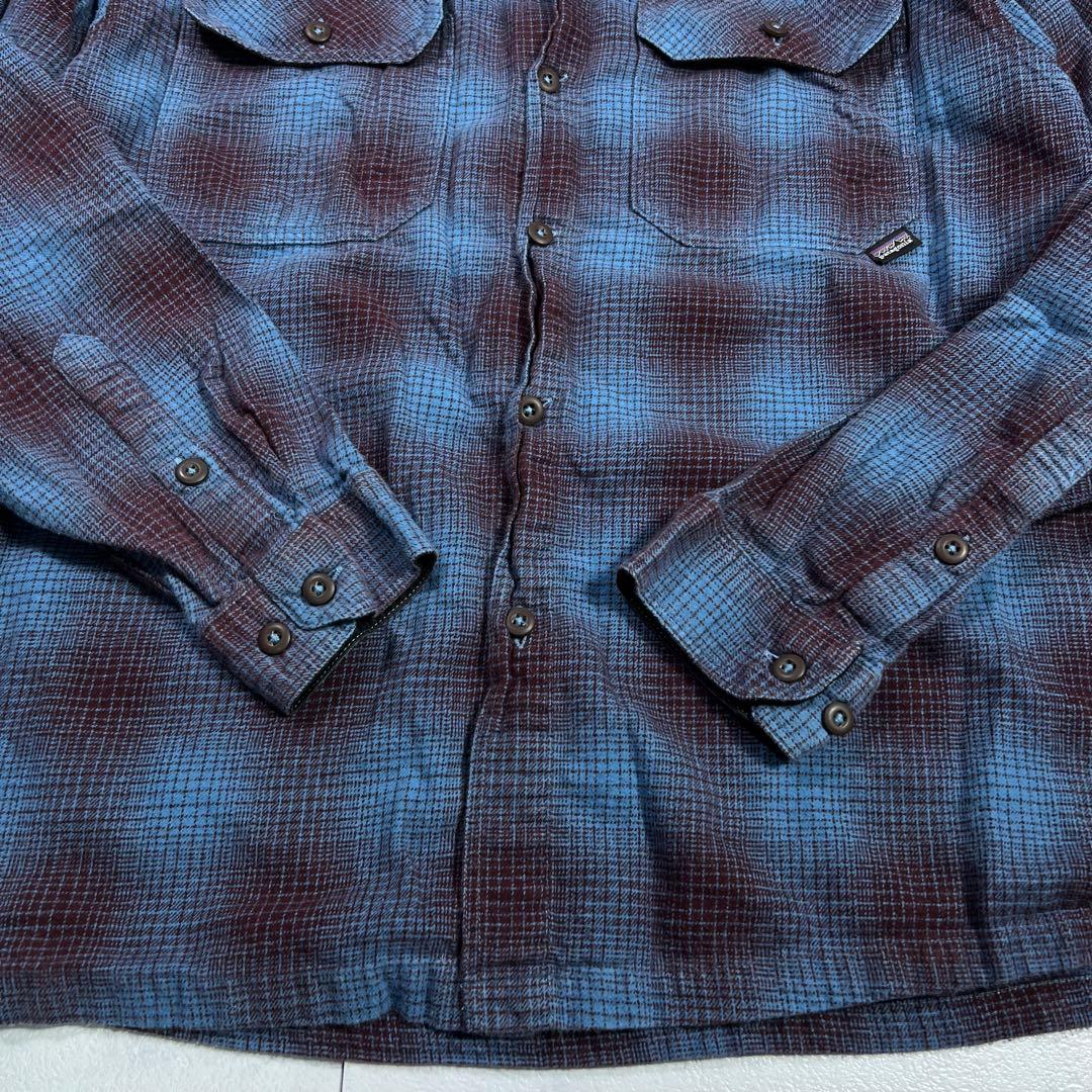 超希少 Patagonia パタゴニア F6 オンブレ ネルシャツ