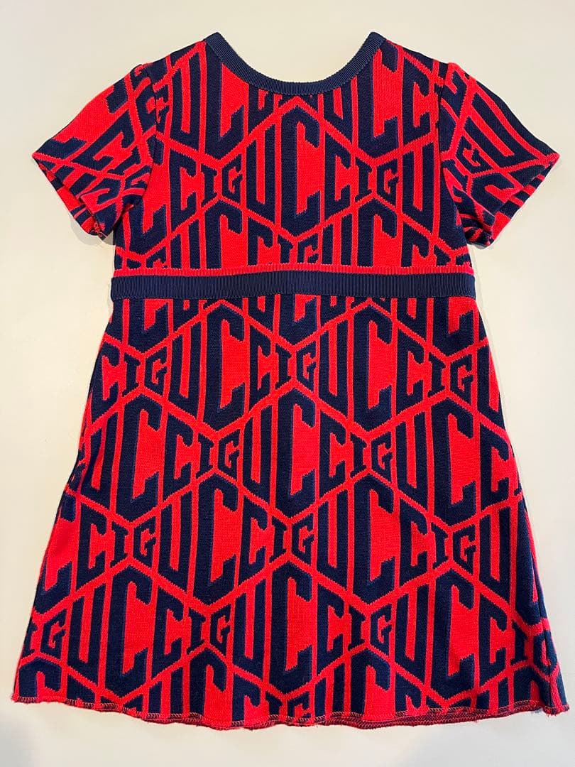 M*n様 GUCCI ロゴパターン ワンピース