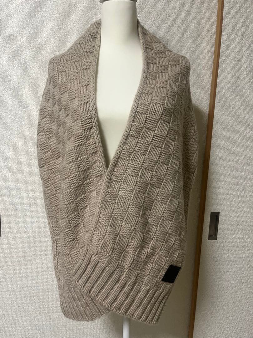 ルイヴィトン　カシミヤ　マフラー　極美品