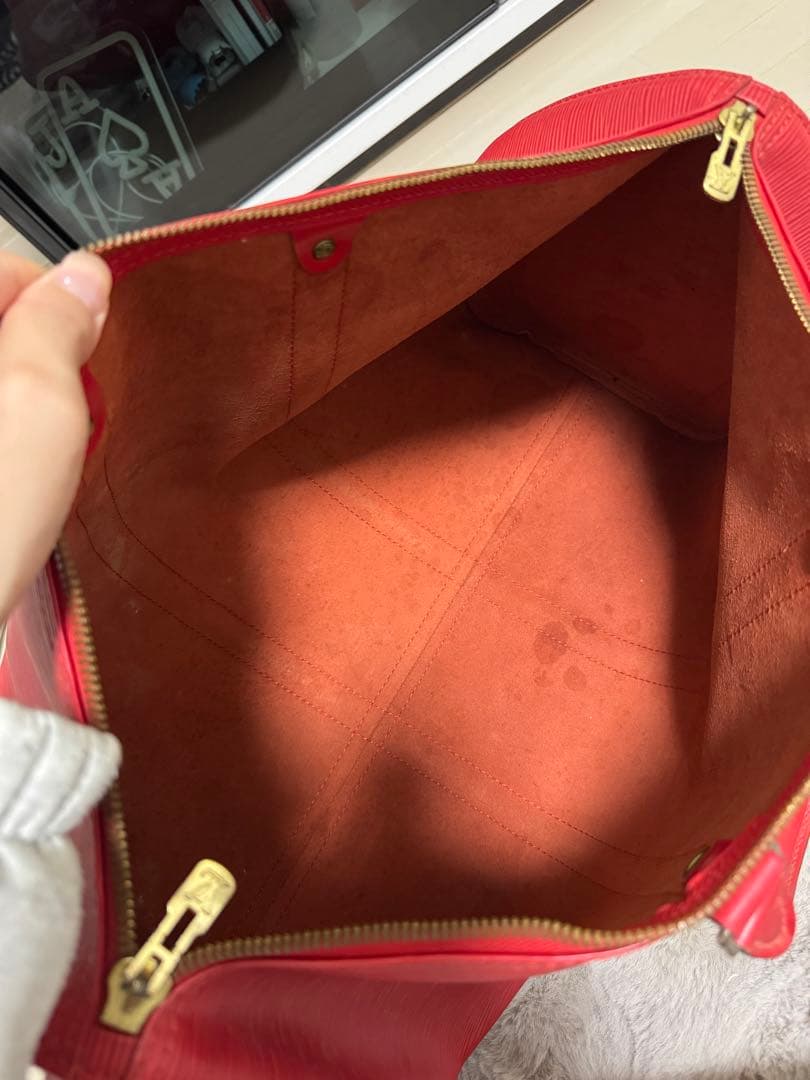 Louis Vuitton エピレザー キーポル50 ボストンバッグ