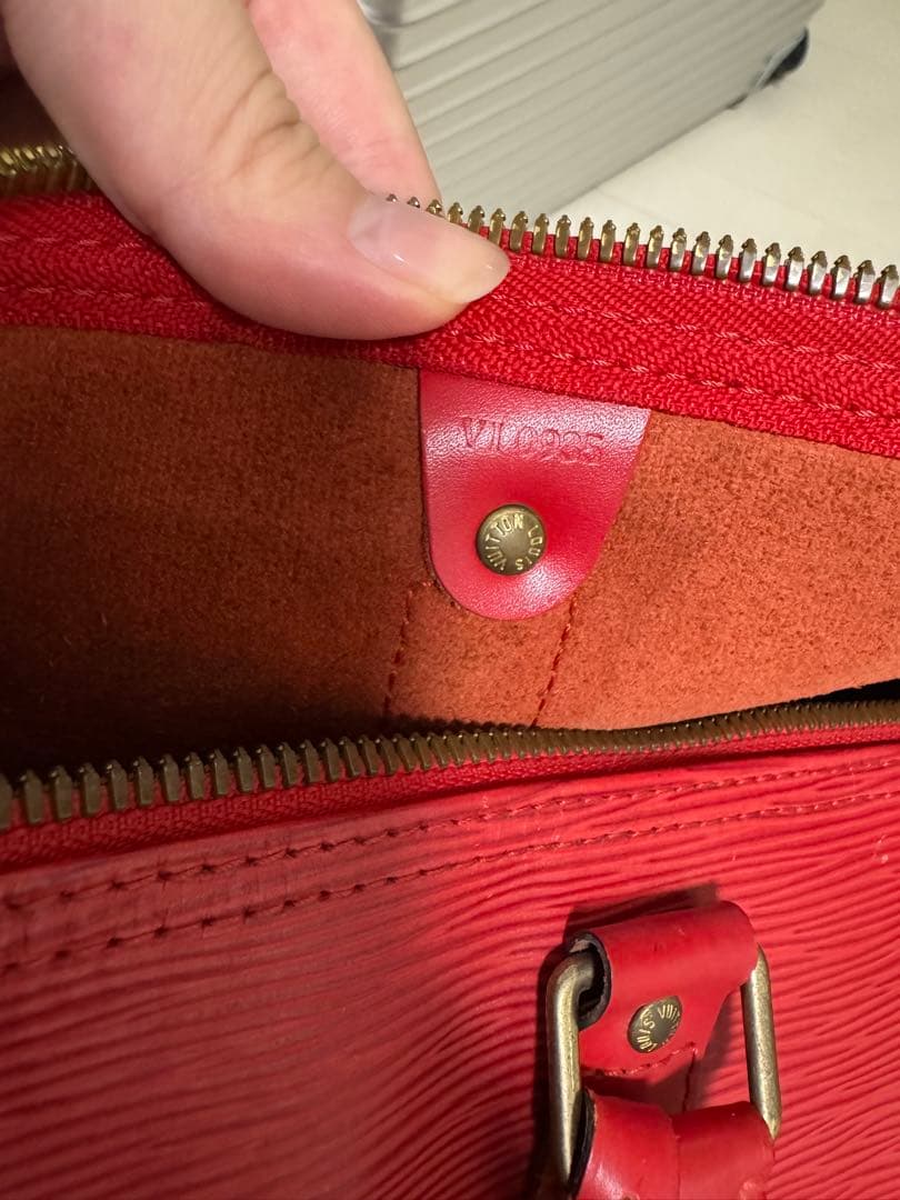 Louis Vuitton エピレザー キーポル50 ボストンバッグ