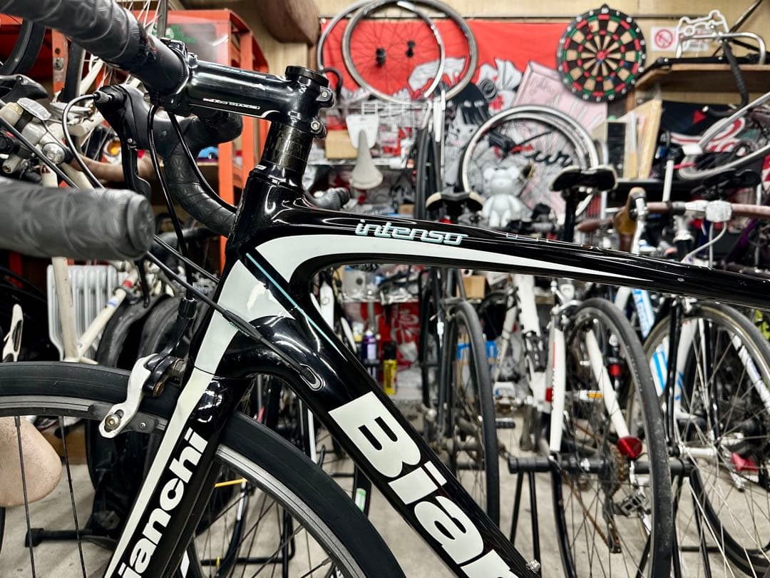 ビアンキ intenso基本分解発送送料無料！完成車配送もご相談ください！