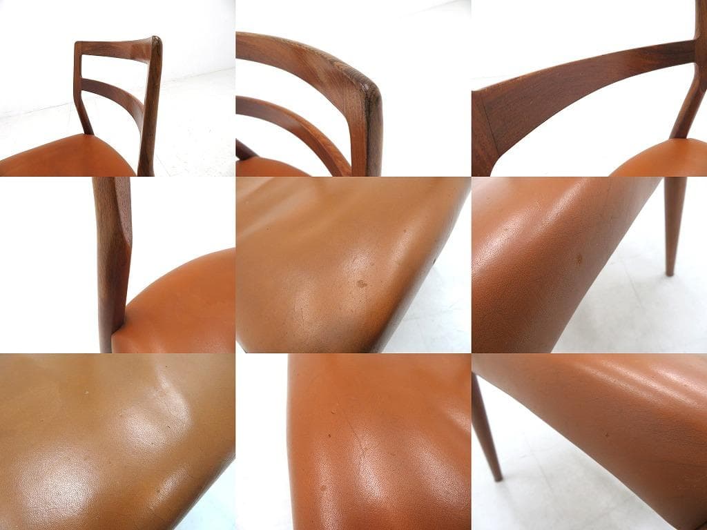 デンマーク　ビンテージ　ヨハネスアンダーセン　ローズウッド　ダイニングチェア