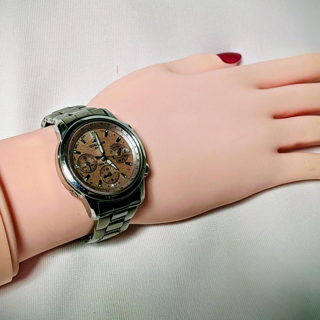 良品 CASIOカシオ レディース腕時計オシアナス電波ソーラー ピンク キュート