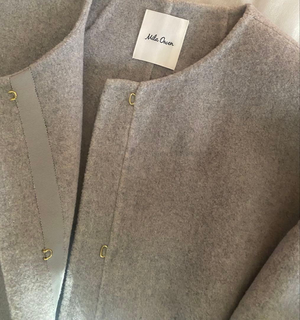 ⭐️2/1最終⭐️新品 ミラオーウェン 今期2wayファーポケットリバーコート 春先