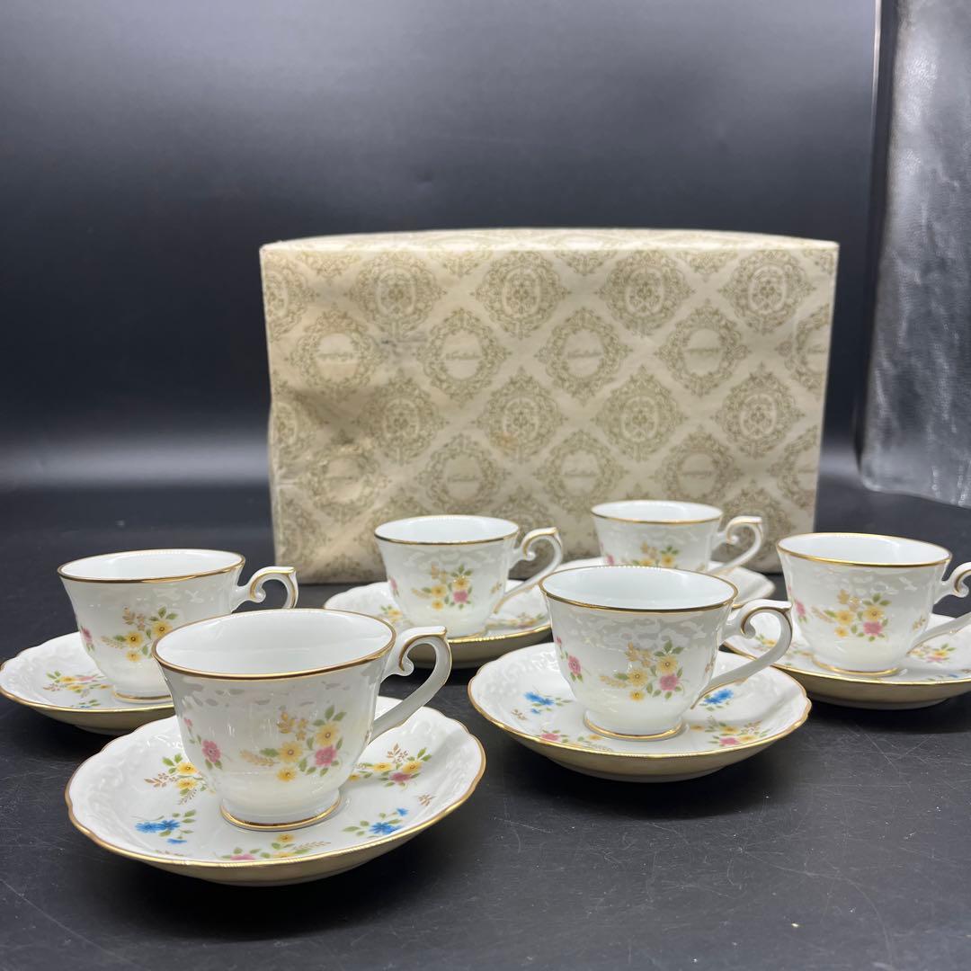 ⭐️新品 未使用品⭐️ Noritakeデミタスカップ&ソーサー 6客セット