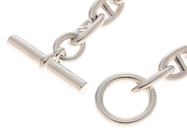 ほぼ新品Hermesシェーン・ダンクル GM ブレスレット パラディウム