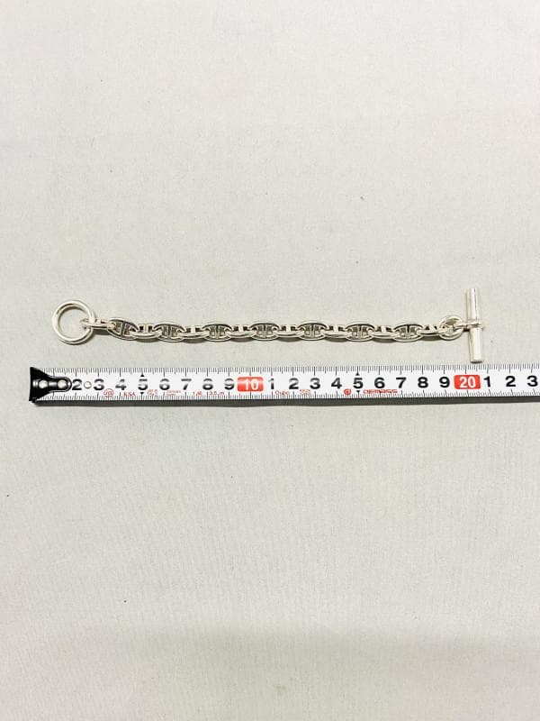 ほぼ新品Hermesシェーン・ダンクル GM ブレスレット パラディウム