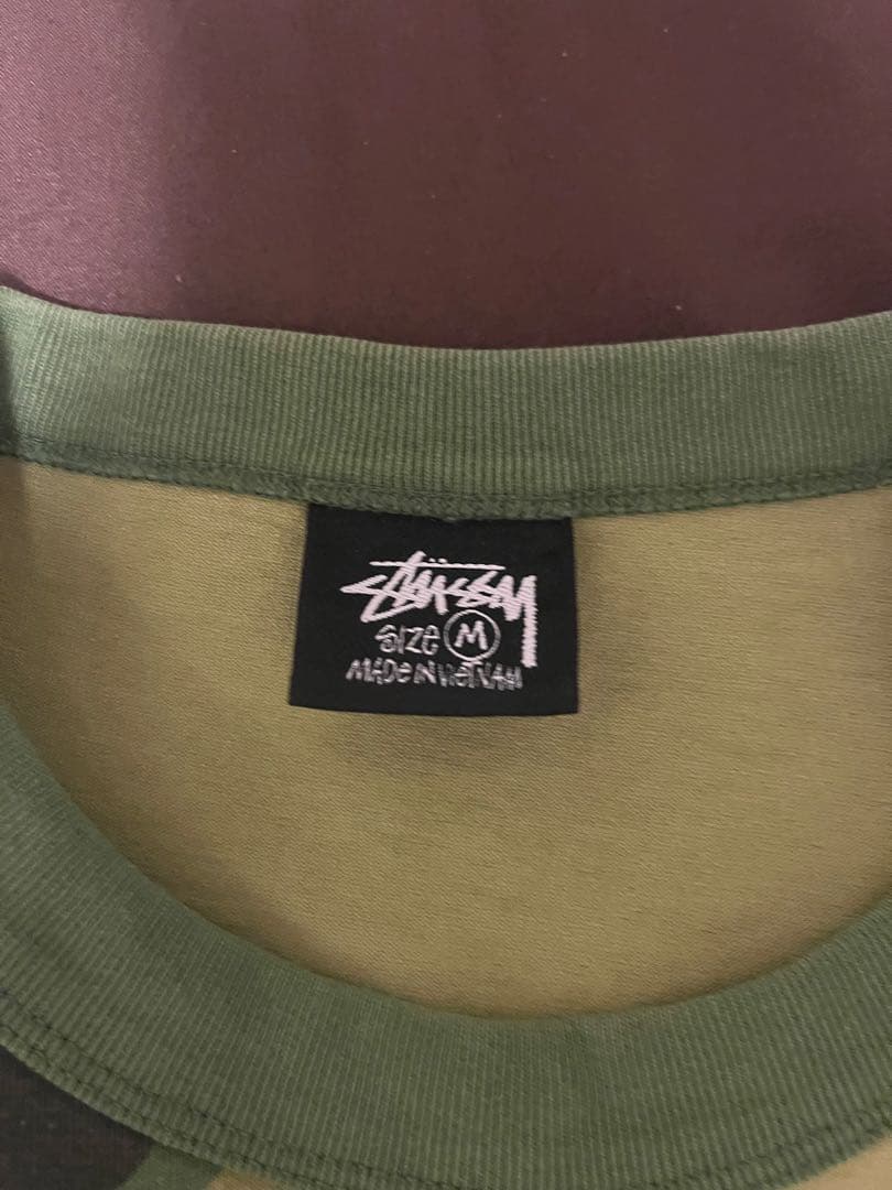 トップス stussy Sport script tee camo 2024ss