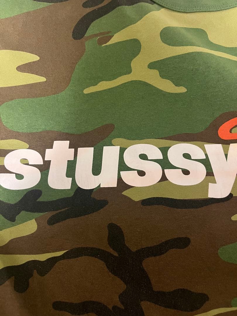 トップス stussy Sport script tee camo 2024ss