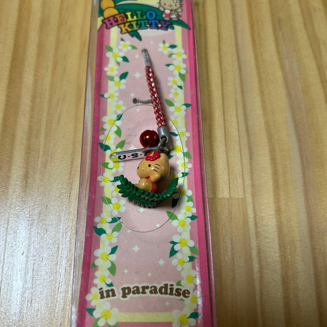 ハローキティ　ご当地根付け　ハワイ限定6点セット　日焼けキティ
