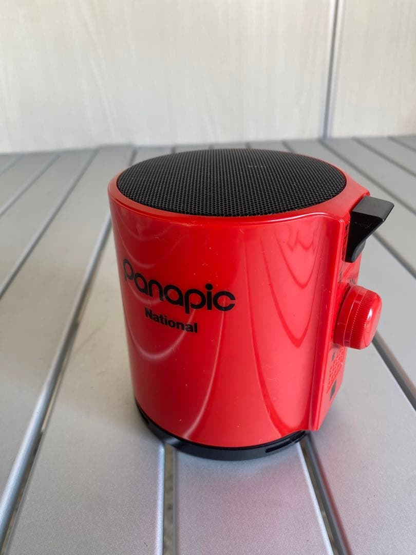 ナショナル　ミニ蓄電　パナピック　SF-1 卓上レコードプレーヤー　昭和レトロ