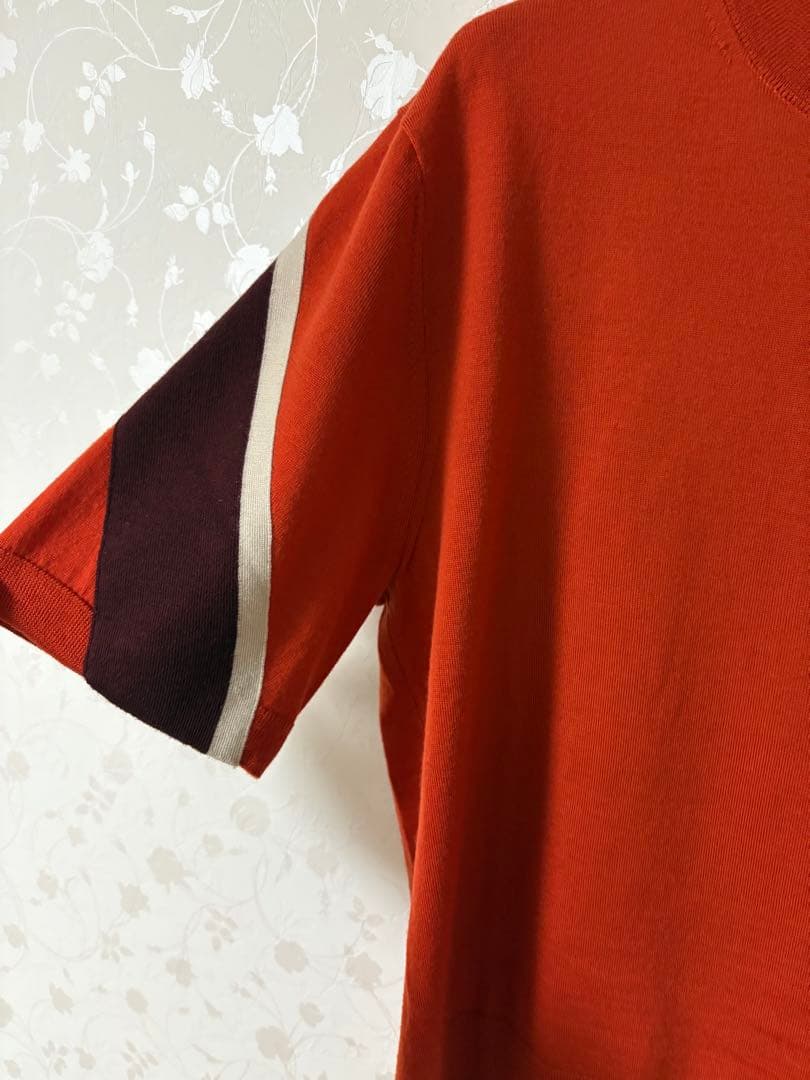 【ドリスヴァンノッテン】　半袖ニット　赤