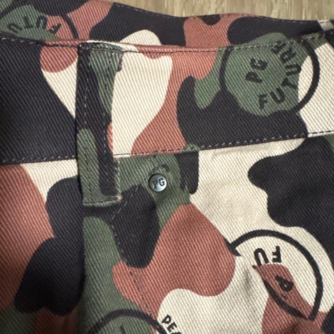 【美品】パーリーゲイツ 迷彩パンツ