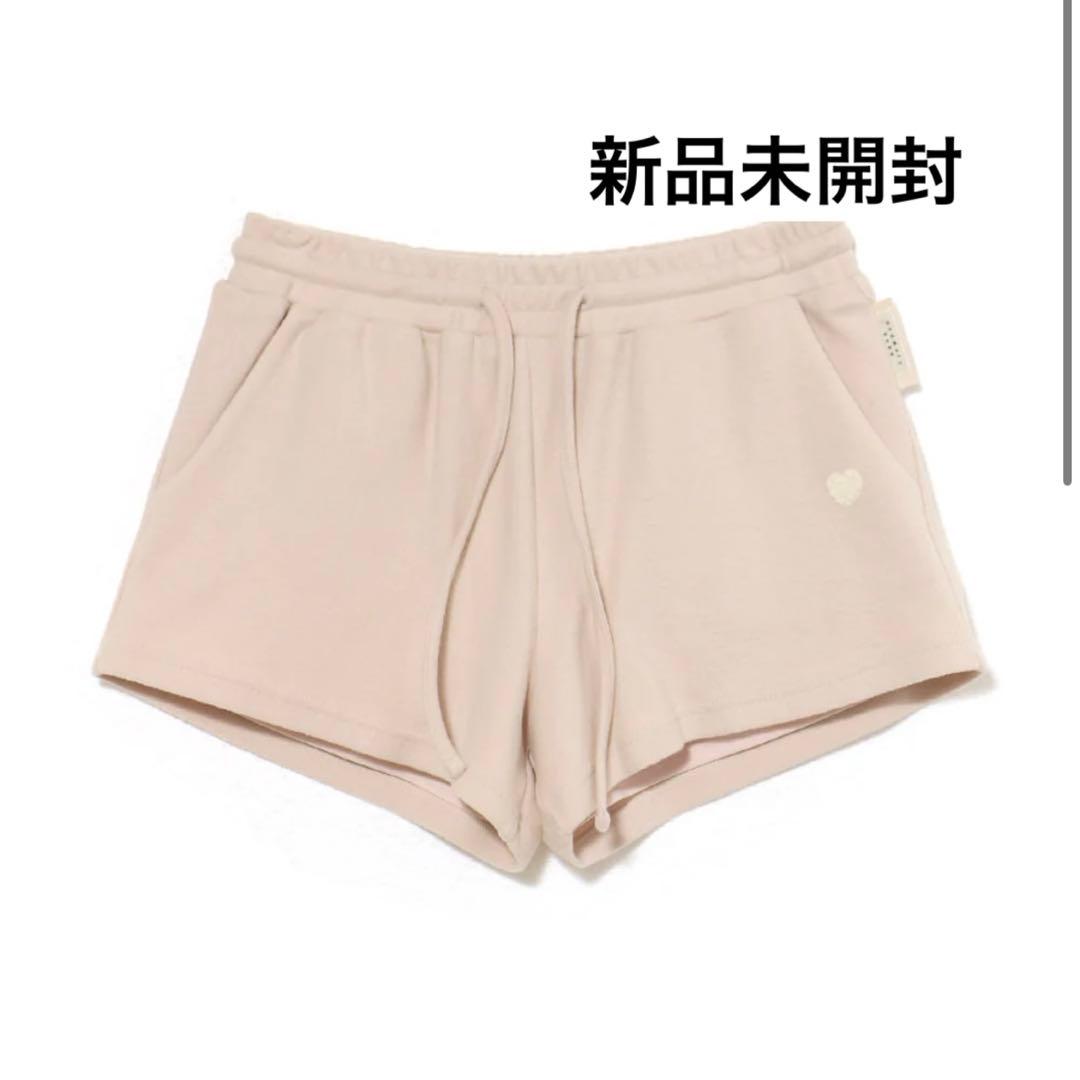 本日限定andmary Milky pile heart short pants