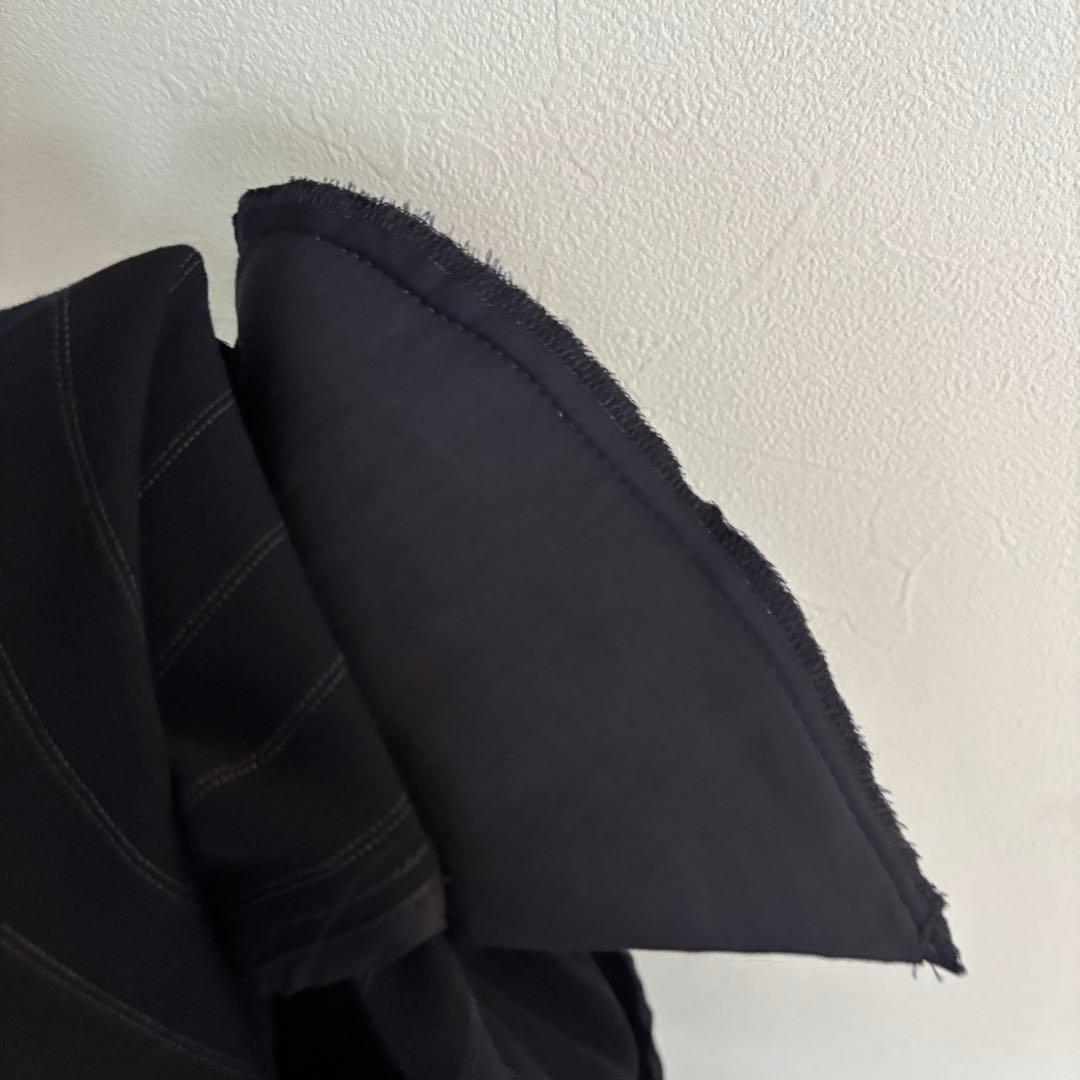 レリアン、2点セット、フォーマル、パンツスーツ、ストライプ、薄生地、