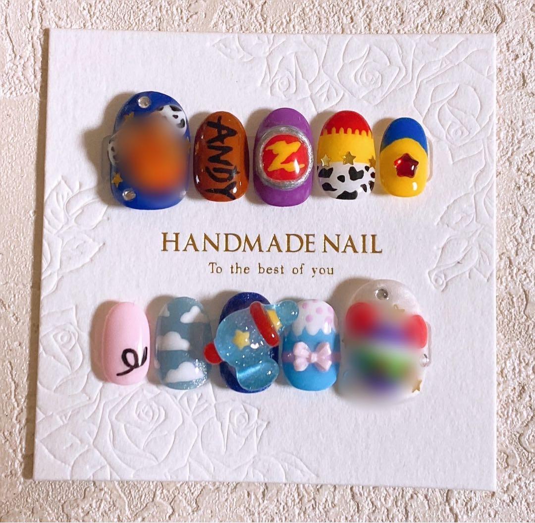 きのこさん専用ディズニーネイルチップ