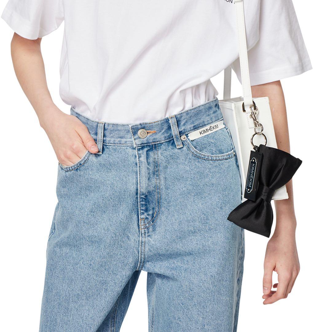 希少♡KIMHEKIM キムへキム モンロー ロゴ キーリング　キーホルダー 黒