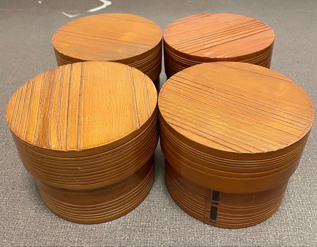 年代物　曲げわっぱ　おひつ　弁当箱