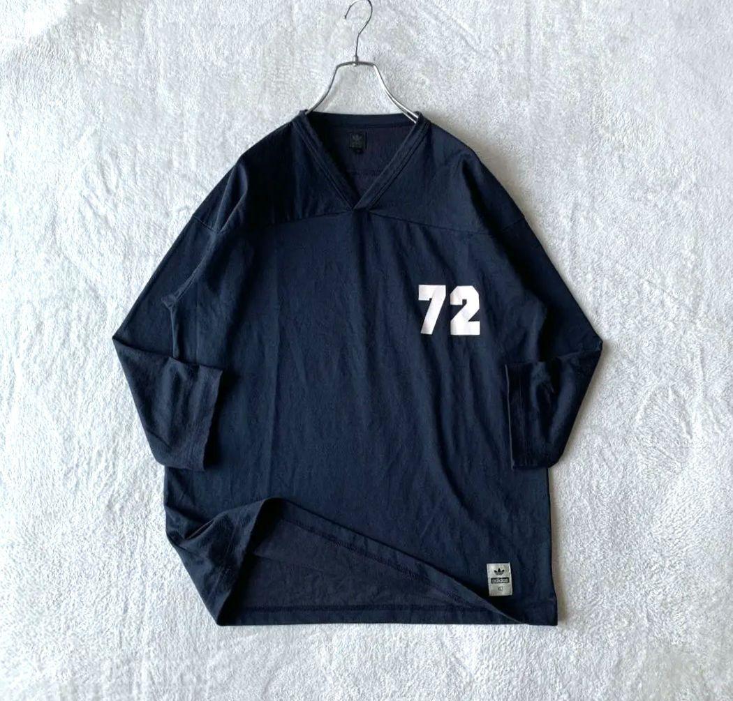 希少 00s アディダス フットボール Tシャツ ナンバリングXXL