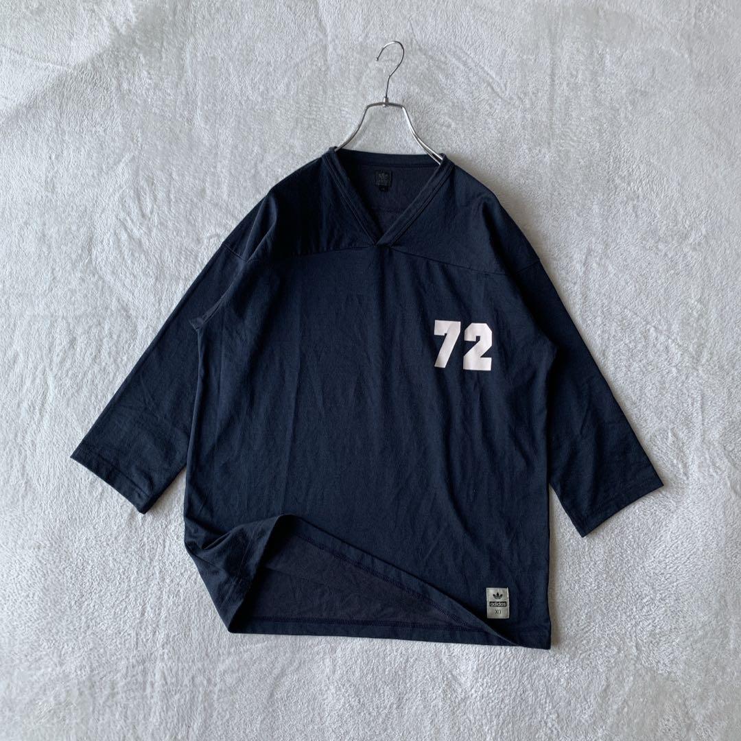 希少 00s アディダス フットボール Tシャツ ナンバリングXXL
