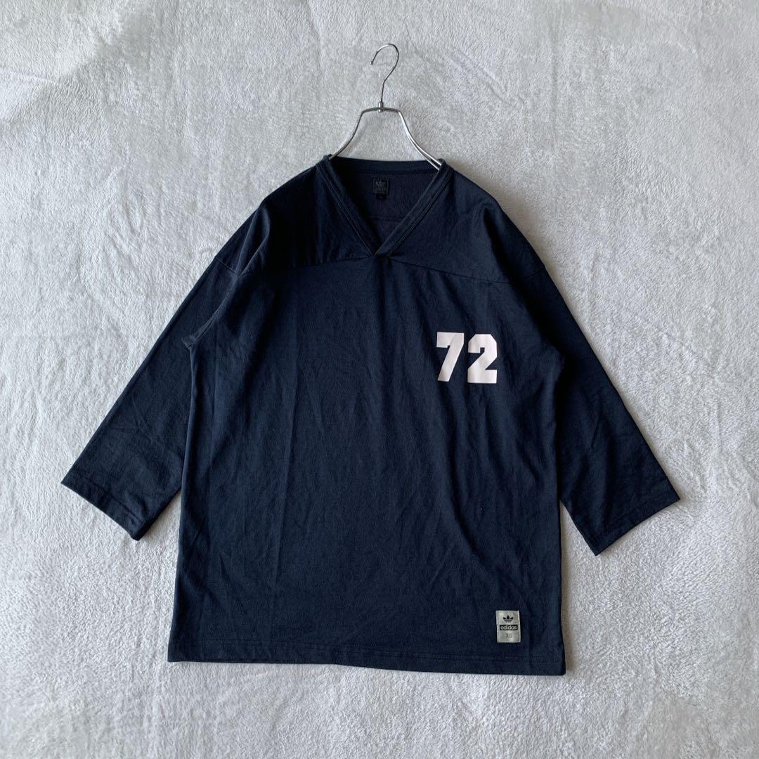 希少 00s アディダス フットボール Tシャツ ナンバリングXXL