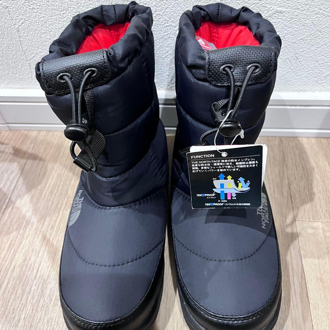新品　ノースフェイス ヌプシブーツ ヌプシ スノーブーツ ブラック 22cm