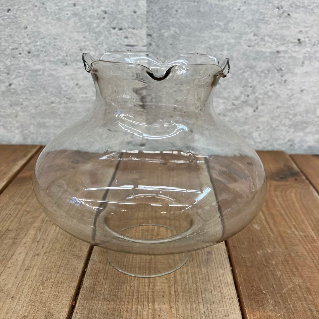 ビンテージ レトロ ガラス製 ランタン オイルランプ ガラスランプ 照明器具