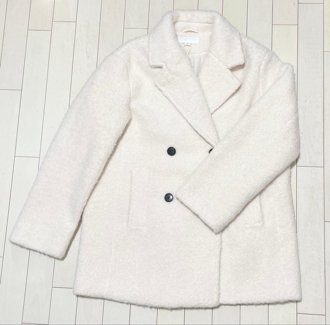 ZARA ブークレダブルブレストコート S 新品