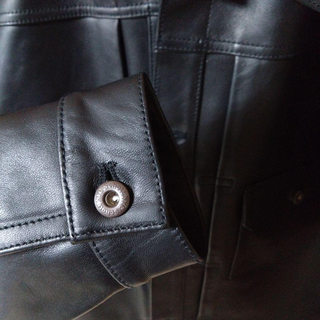 Schott ショット シープレザー 1st トラッカージャケット 革ジャン