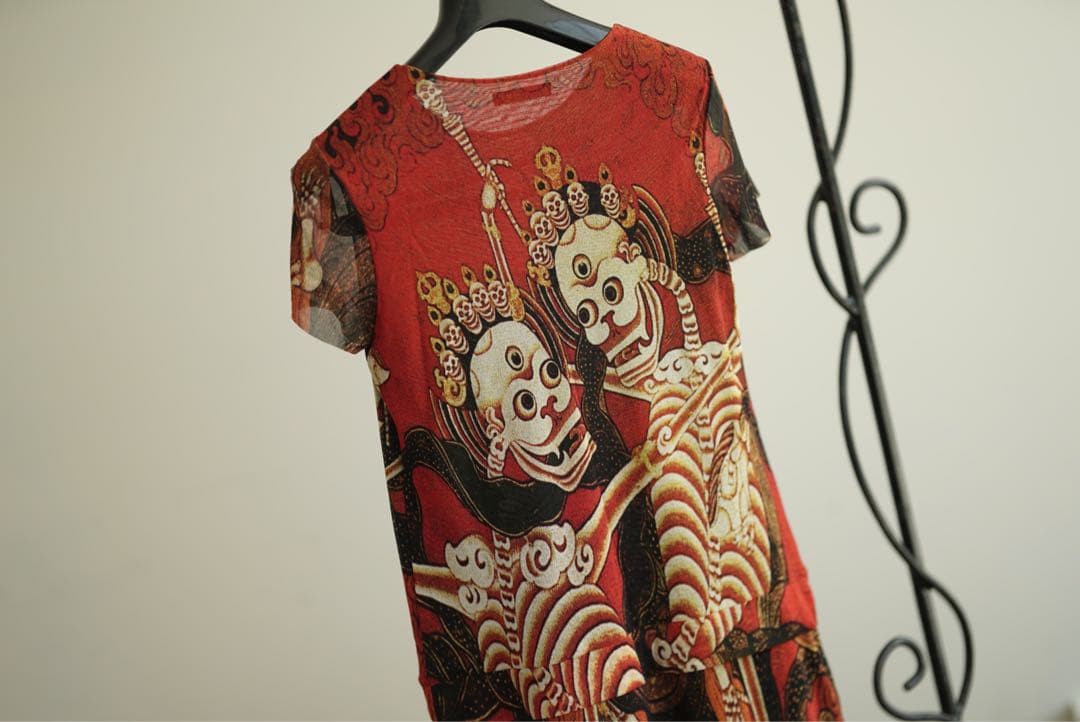 VIVIENNE TAM ヴィヴィアンタム スカル パワーネット ワンピース