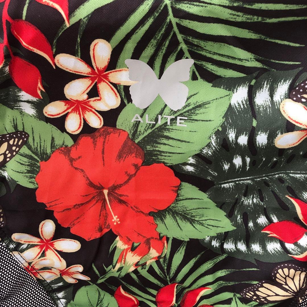 ALITE エーライト　メイフライチェア　アロハハイビスカス柄　収納袋付　美品