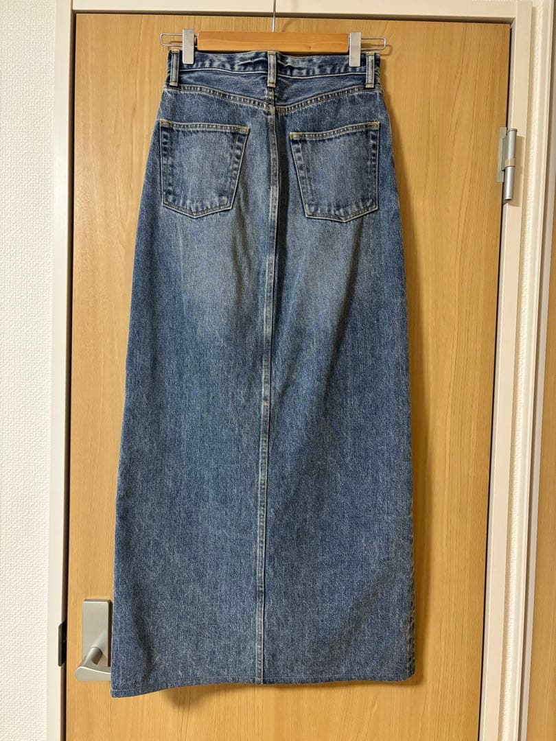 Whim Gazette デニムスリットスカート