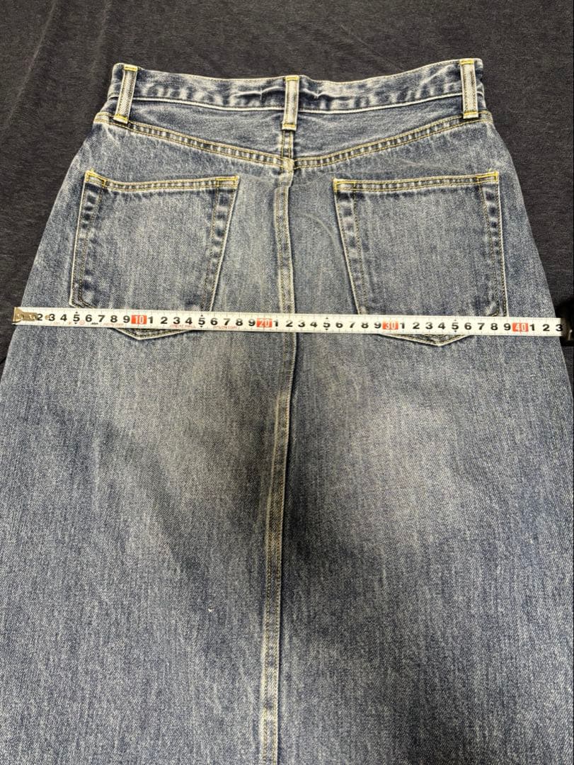 Whim Gazette デニムスリットスカート