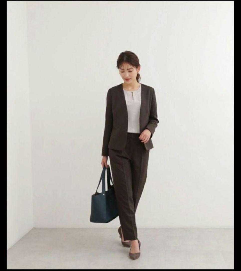 ナチュラルビューティーベーシック　レディース　パンツスーツ　ウォッシャブル