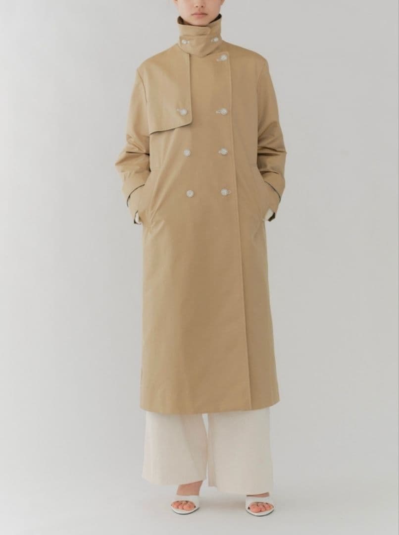 【タグ付新品・未使用】shirocon リリベットトレンチコート　36 yori