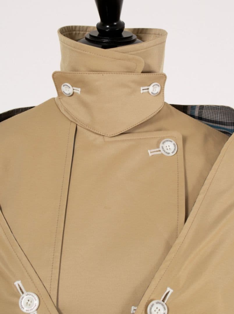 【タグ付新品・未使用】shirocon リリベットトレンチコート　36 yori