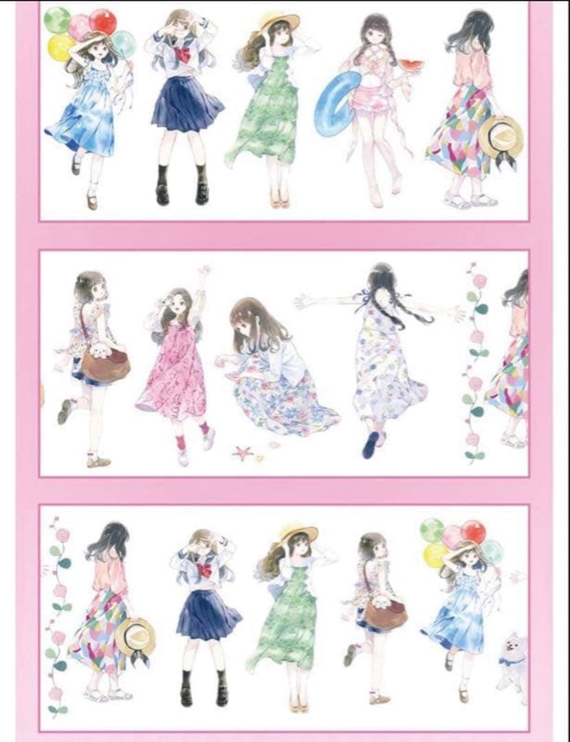 海外マスキングテープ　苜暖さんセット