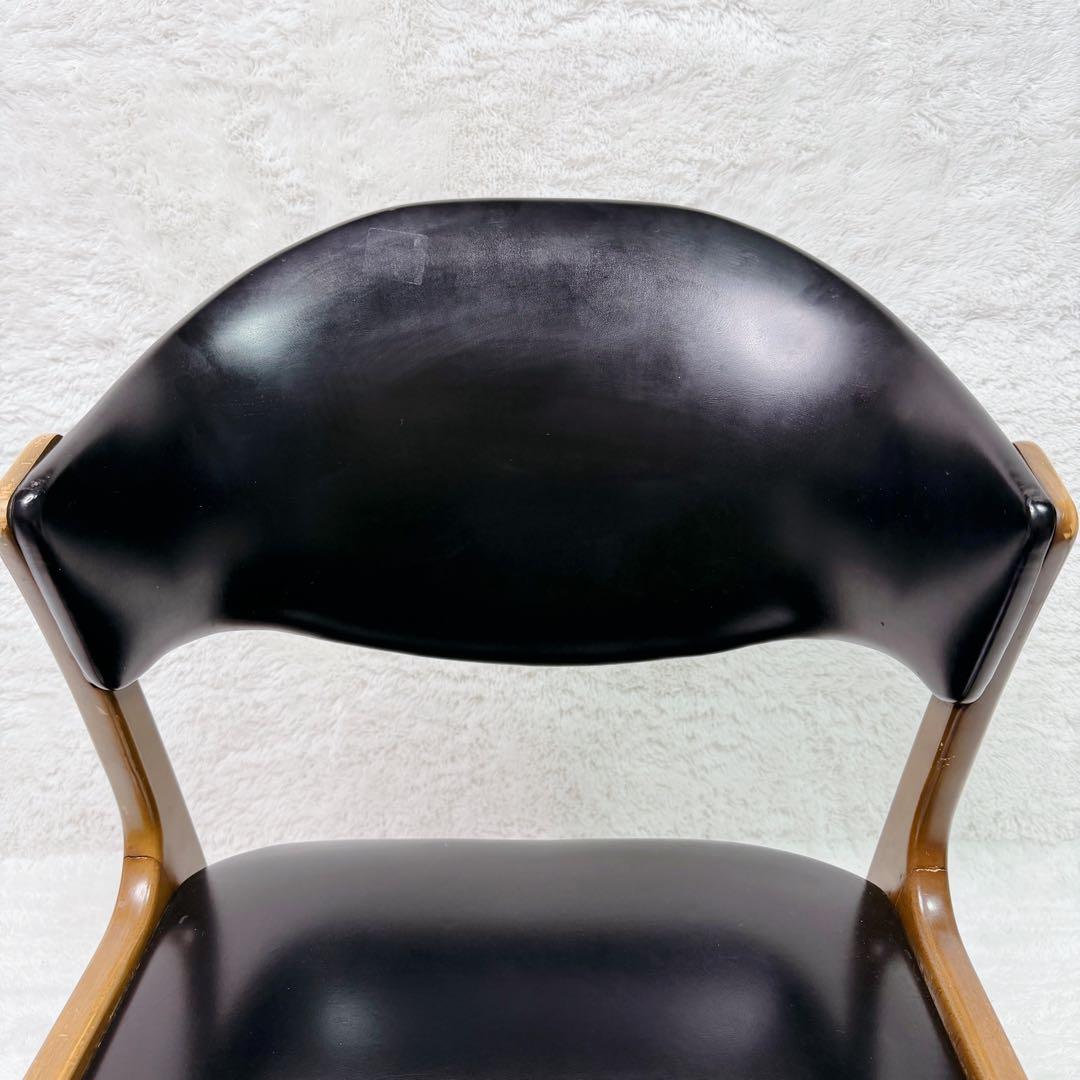 アサヒ　ファニチュア　北欧　ダイニングチェア　アンティーク　椅子