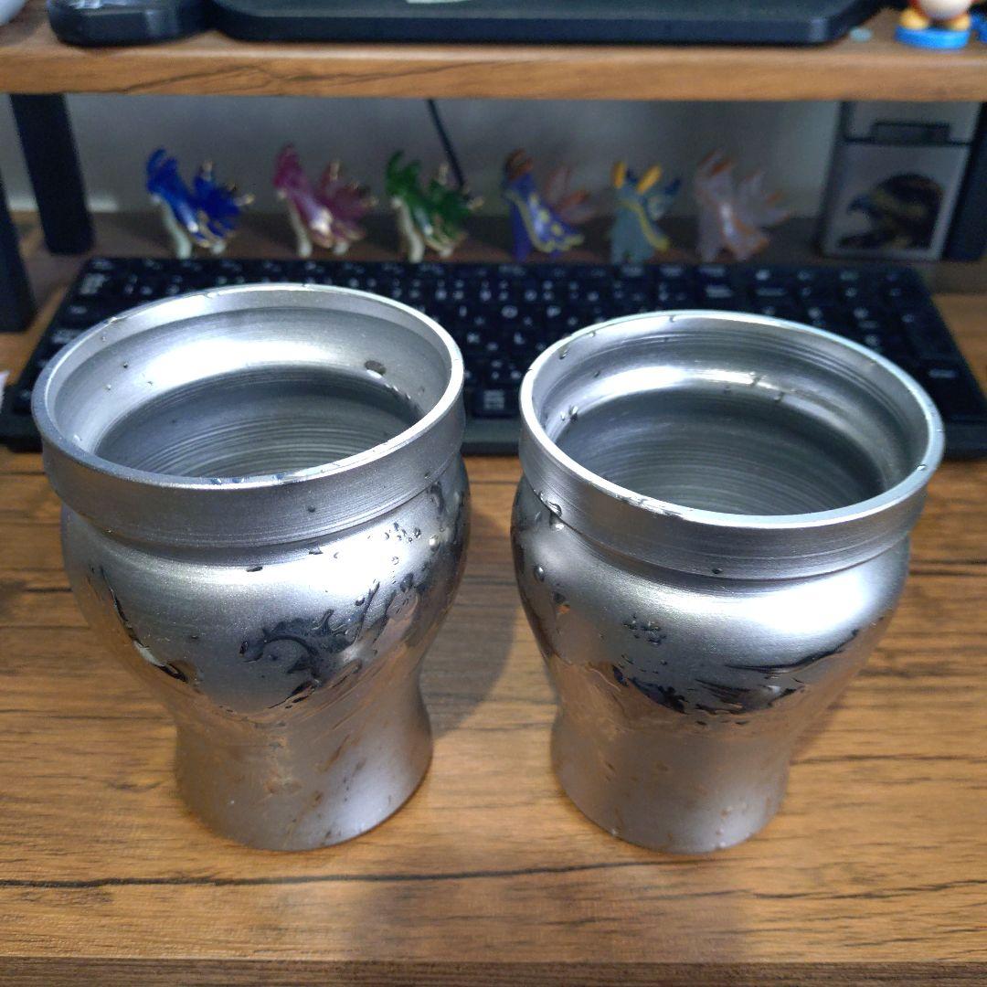 【新品未使用】作家鉢 メタリック シルバー釉 2個セット