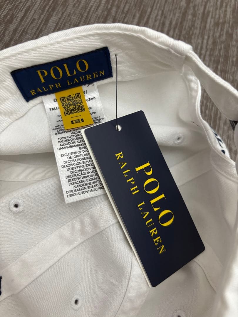 POLO RALPH LAUREN コットンチノボールキャップ