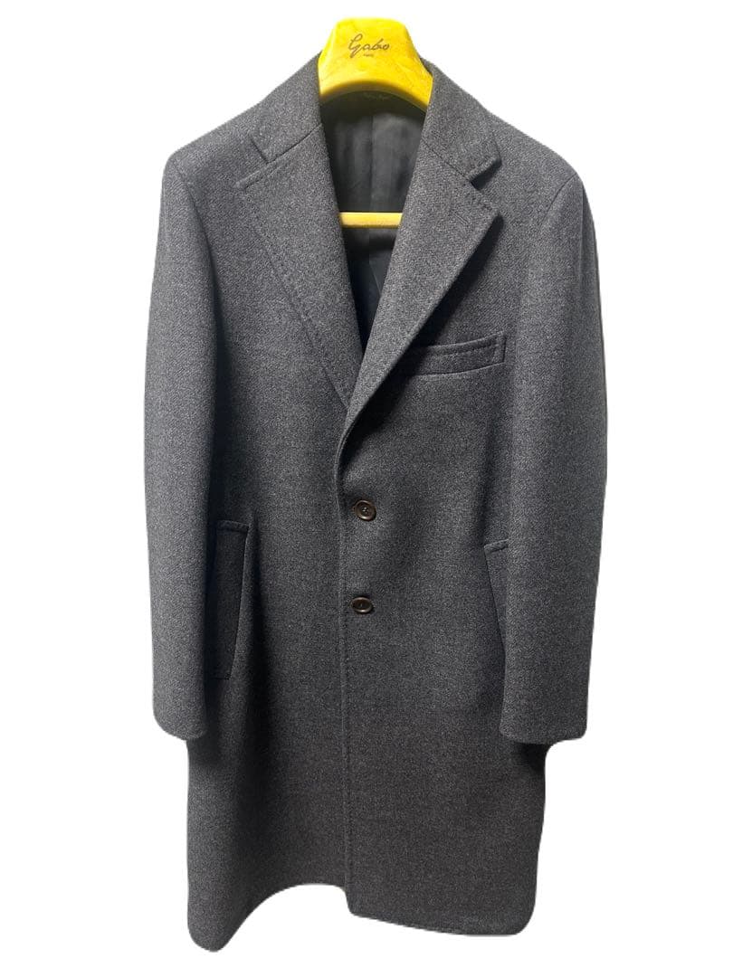 Gabo 44 ウールフランネル ダブルフェイスシングル3Bチェスターコート